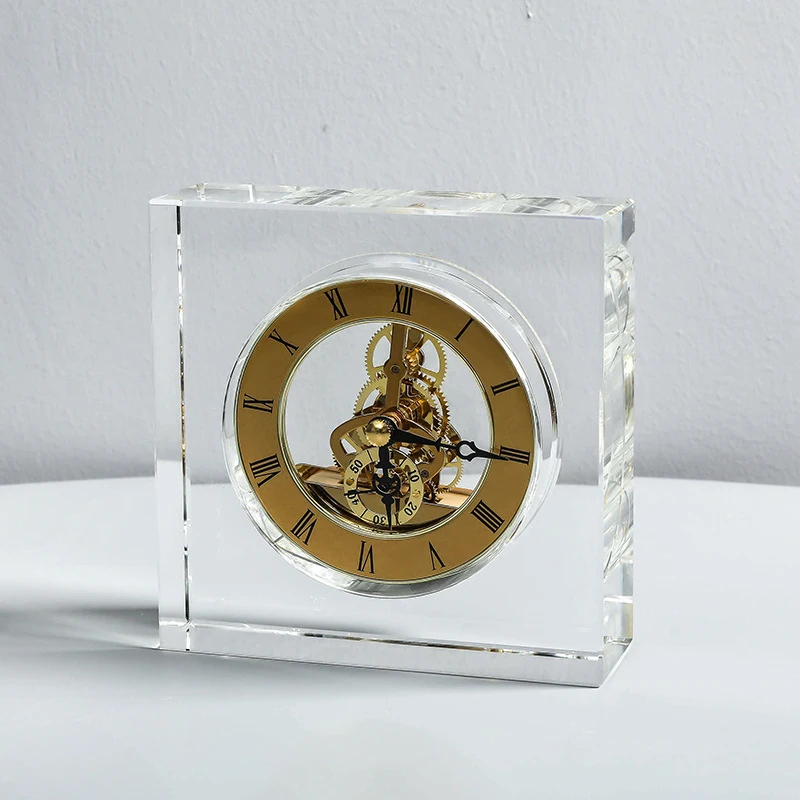 Crystal Silent Table Clock Lux - Accessories For Your Gaming Room 评论和价格