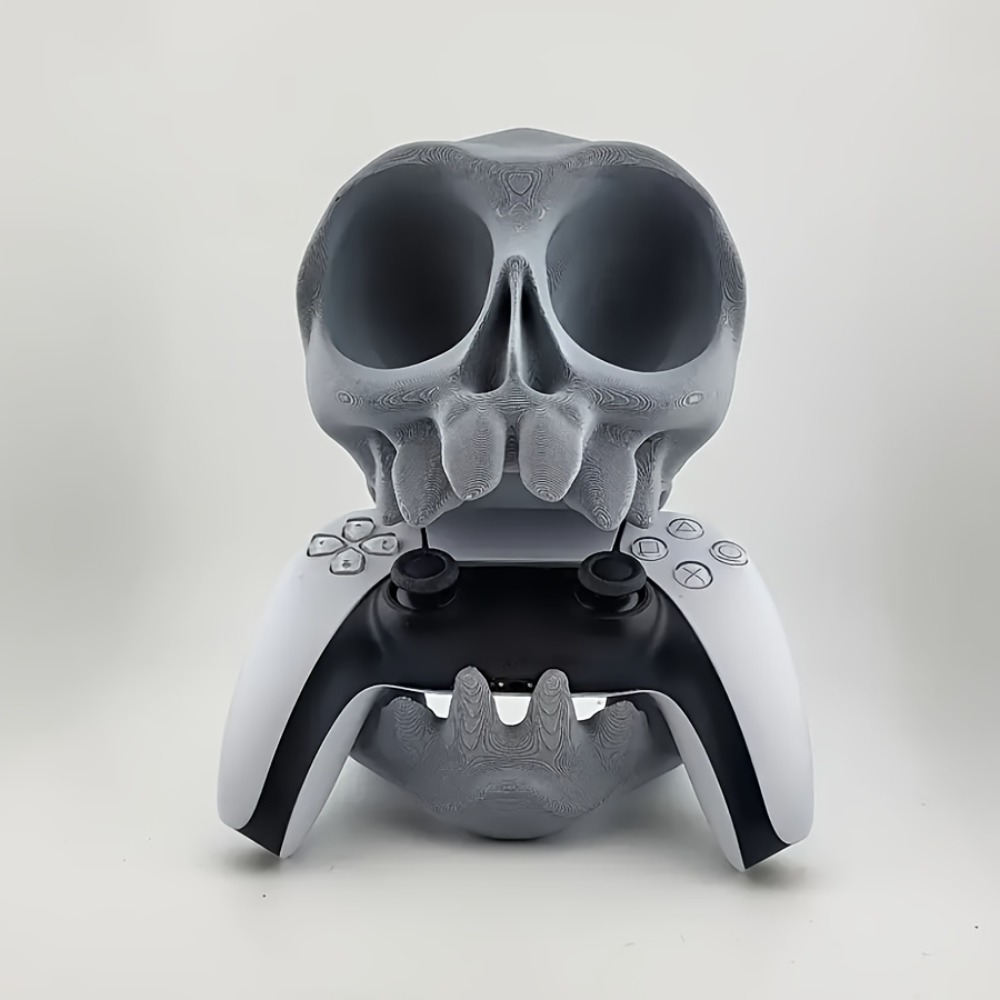Skull Shaped Controller Stand  - Gaming Accessories For Room 评论和价格