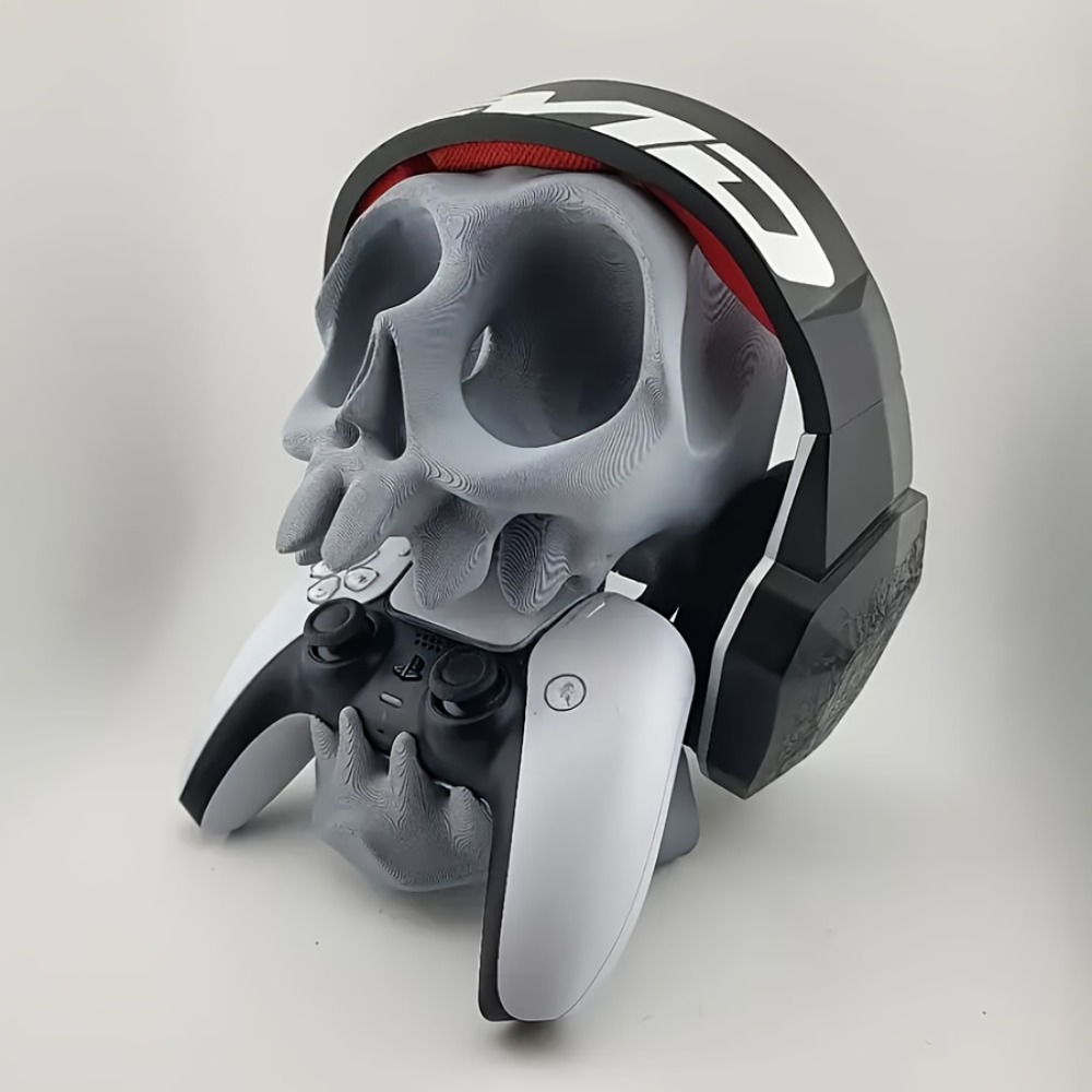 Skull Shaped Controller Stand  - Gaming Accessories For Room 评论和价格