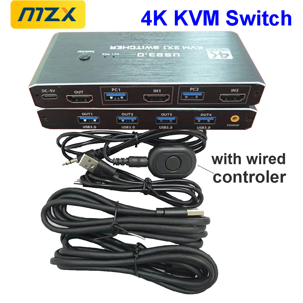 KVM Switch 4K 60Hz Switcher US - Gaming Accessories Rack 评论和价格