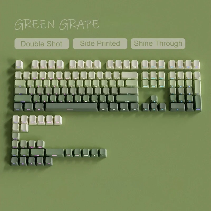 135 Key Cherry Profile Green G - Gaming Accessories Aesthetic 评论和价格