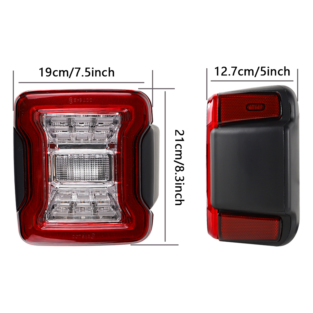 LED Tail Lights for Jeep Wrang - Gaming Accessories Rack 评论和价格