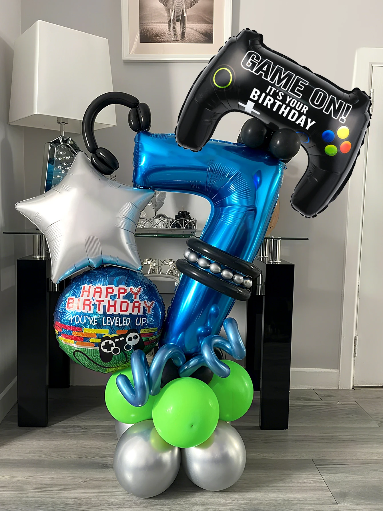 32PCS Game Theme Birthday Numb - Gaming Accessories For Room 评论和价格