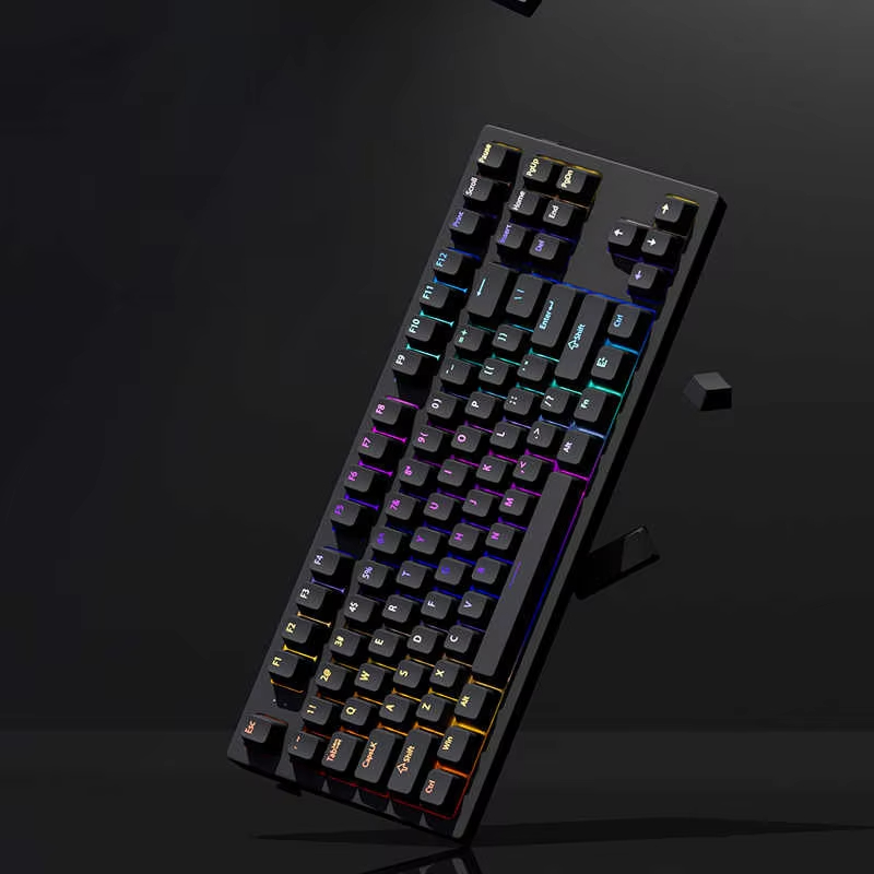 130+ Keys Black Custom Double  - Gaming Accessories Aesthetic 评论和价格